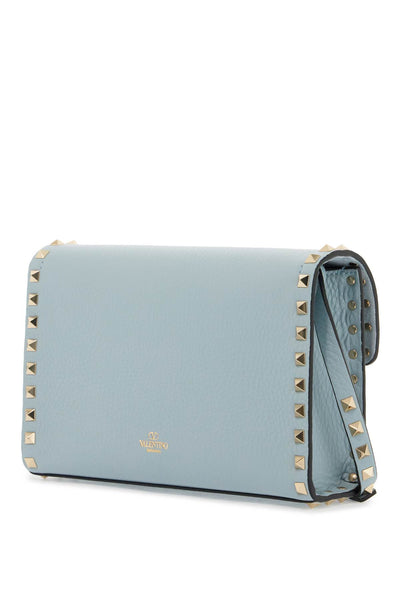 rockstud small crossbody bag 5W2B0181VSF BLU PORCELLANA