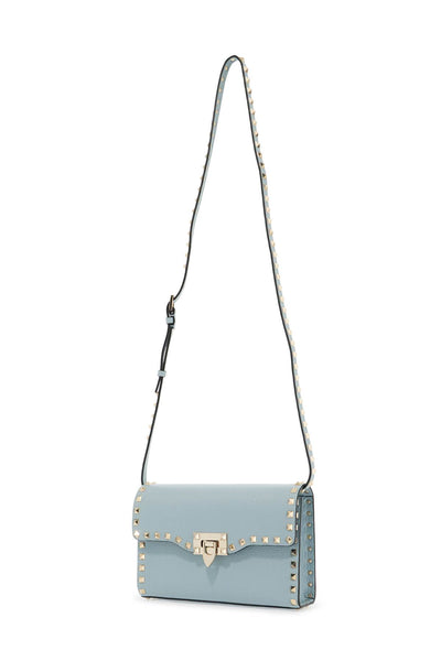 rockstud small crossbody bag 5W2B0181VSF BLU PORCELLANA