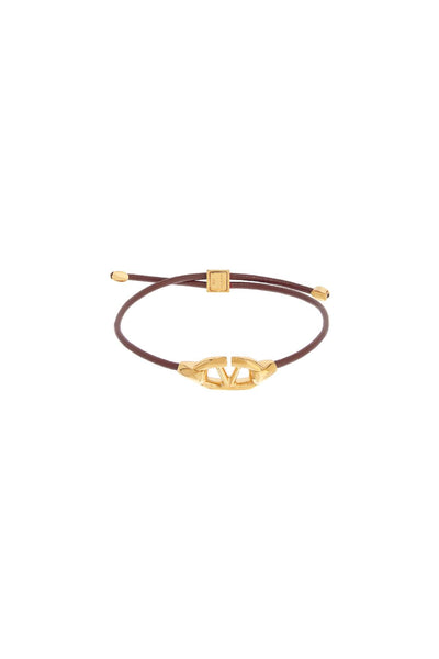 leather vlogo bracelet 'the bold 5W2J0W36DJY TOBACCO