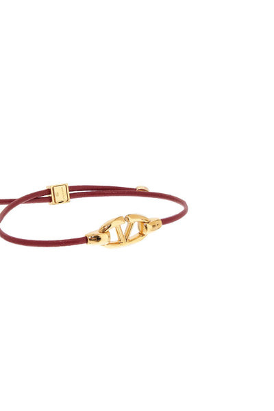 leather vlogo bracelet 'the bold 5W2J0W36DJY ROSSO V