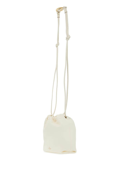 mini vlogo bucket bag with pouf 5W2P0AC3ZFJ IVORY