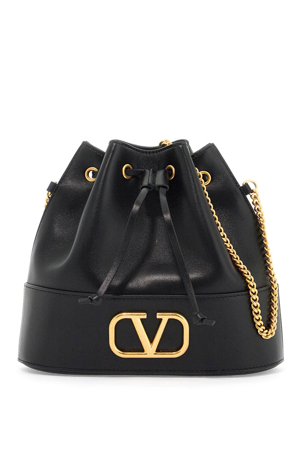 vlogo signature mini bucket bag 5W2P0T83HPF NERO