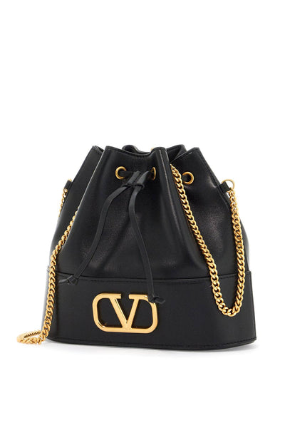 vlogo signature mini bucket bag 5W2P0T83HPF NERO