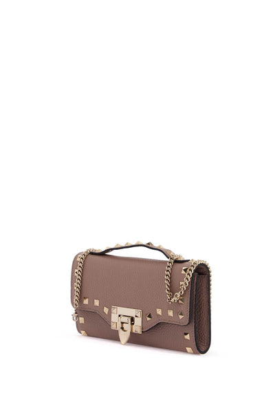 mini rockstud chain bag with 5W2P0U99VSH POUDRE