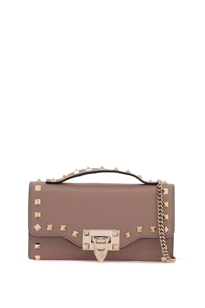 mini rockstud chain bag with 5W2P0U99VSH POUDRE