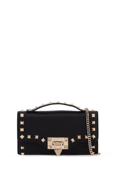 mini rockstud chain bag with 5W2P0U99VSH NERO