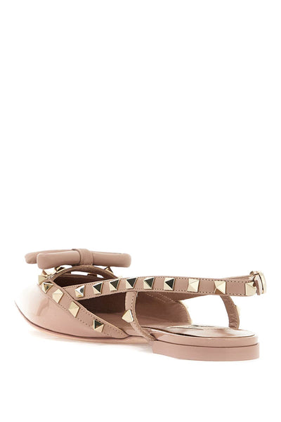 rockstud bow slingback baller 5W2S0IQ2TZE ROSE CANNELLE