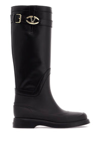 rain boots with vlogo, the bold edition 5W2S0JH7HEX NERO