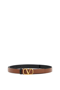 reversible vlogo signature leather belt 5W2T0S12ZFR SELLERIA-NERO