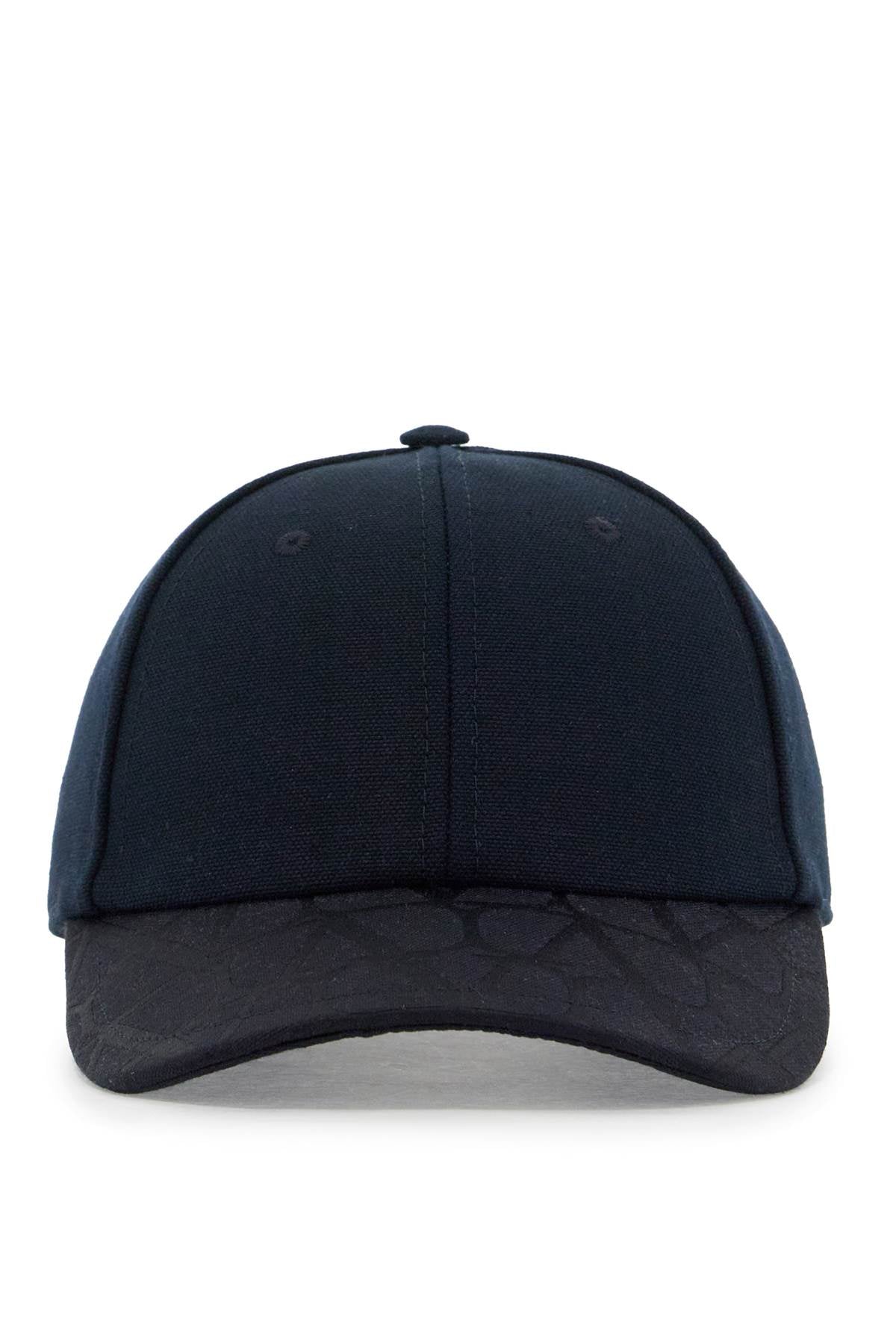 baseball cap with iconographer 5Y2HDA42MKV BLU NOTTE/NAVY