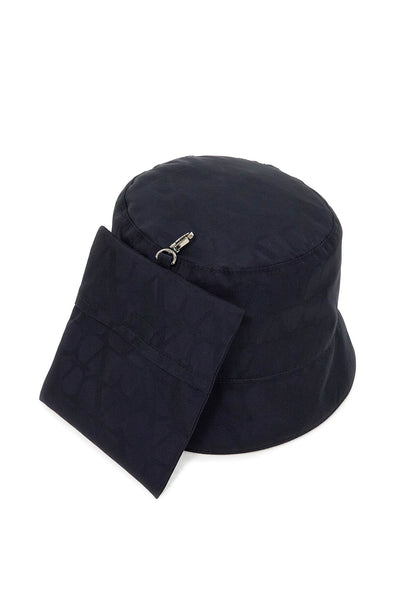 reversible bucket hat with pouch pocket 5Y2HGA14MZG NAVY