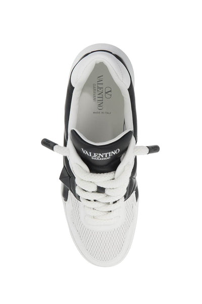 low-top perforated nappa leather xl one stud 5Y2S0G37WWA BIANCO/NERO-BIANCO/BIANCO/NERO/BIA