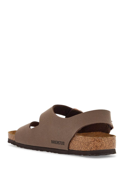 birkoflor mocca sandals with cork sole and adjustable straps milano 634503 MOCCA