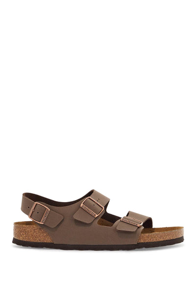 birkoflor mocca sandals with cork sole and adjustable straps milano 634503 MOCCA