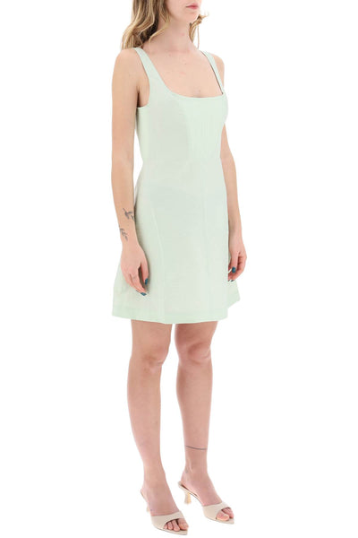 Stella mccartney mini corset-style dress 6A0264 3BU304 LIGHT MINT