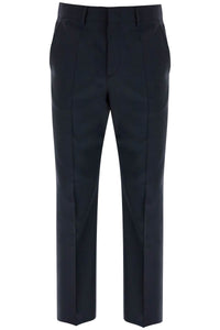 dark blue wool elegant pants regular fit with pleats 6V3RBK7525S BLU SCURO | Italystation.com