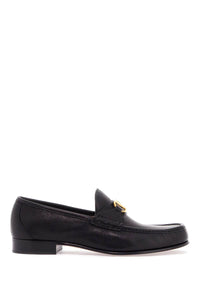 VALENTINO GARAVANI vlogo signature leather moccas 6 | Italystation.com - Shop Now at italystation.com