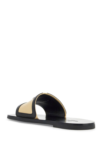 VALENTINO GARAVANI men's black and beige goat leath | Italystation.com - Shop Now at italystation.com