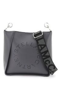 Stella mccartney crossbody bag with perforated stella logo 700073 W8542 SLATE
