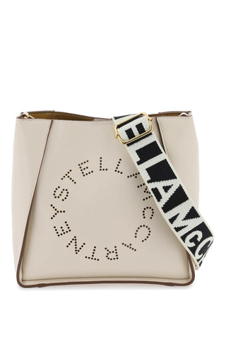 Stella mccartney crossbody bag with perforated stella logo 700073 W8542 PURE WHITE