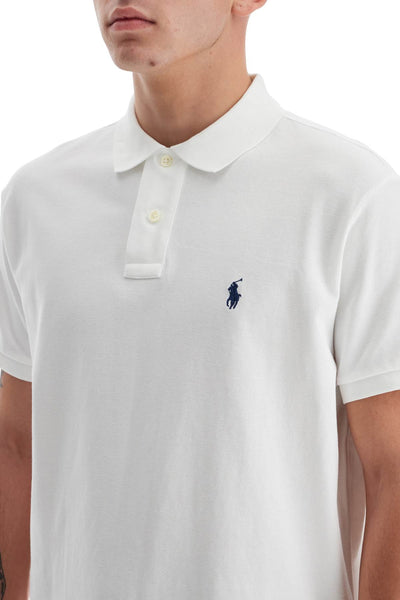 polo shirt with logo embroidery 710666998002 WHITE