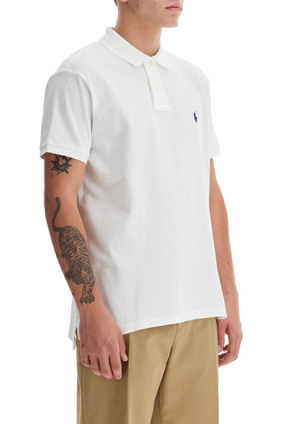 polo shirt with logo embroidery 710666998002 WHITE