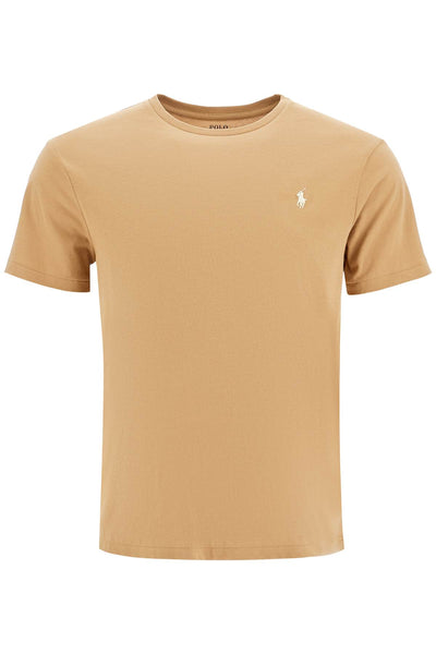 custom slim fit crewneck t-shirt 710671438329 CAFE TAN/C8176