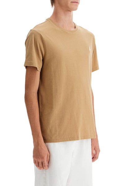 custom slim fit crewneck t-shirt 710671438329 CAFE TAN/C8176