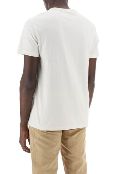 custom slim-fit jersey t-shirt 710671438350 PARCHMENT CREAM/C8634