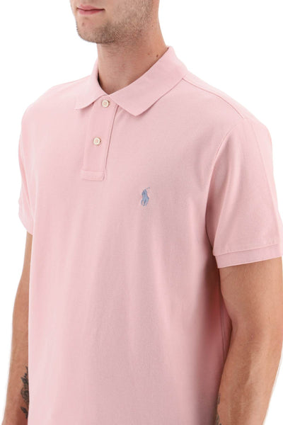 pique cotton polo shirt 710680784 CHINO PINK