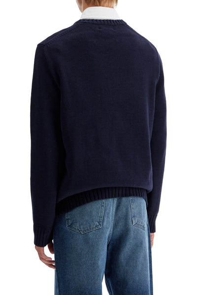 sweater with american flag 710718281006 HUNTER NAVY