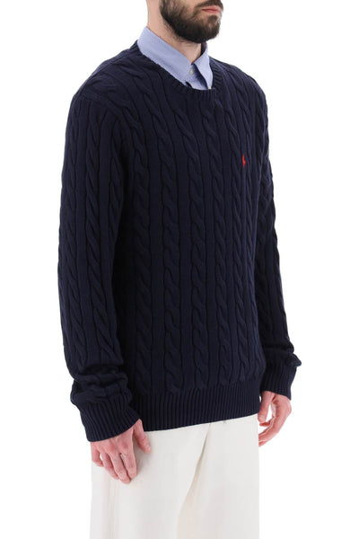 cotton-knit sweater 710775885001 HUNTER NAVY