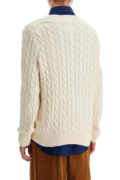 cotton cable knit pullover sweater 710775885024 ANDOVER CREAM