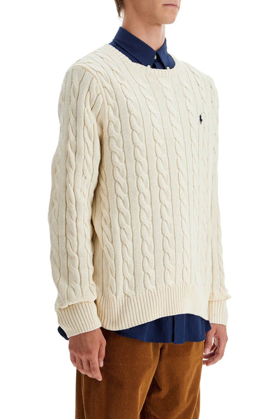 cotton cable knit pullover sweater 710775885024 ANDOVER CREAM