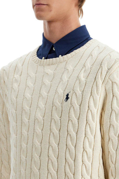 cotton cable knit pullover sweater 710775885024 ANDOVER CREAM