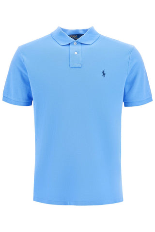 custom slim fit short sleeve polo shirt 710782592012 HARBOR ISLAND BLUE/C7998