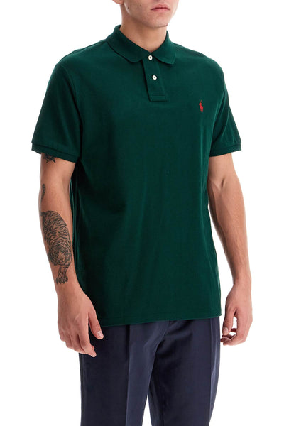 custom slim fit short sleeve polo shirt 710782592015 COLLEGE GREEN/C3961