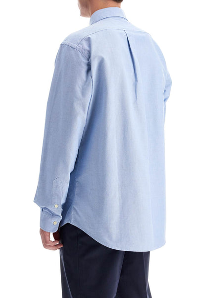 custom fit cotton stretch shirt 710792041002 BLUE