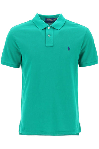 pique cotton polo shirt 710795080019 BILLIARD C7315