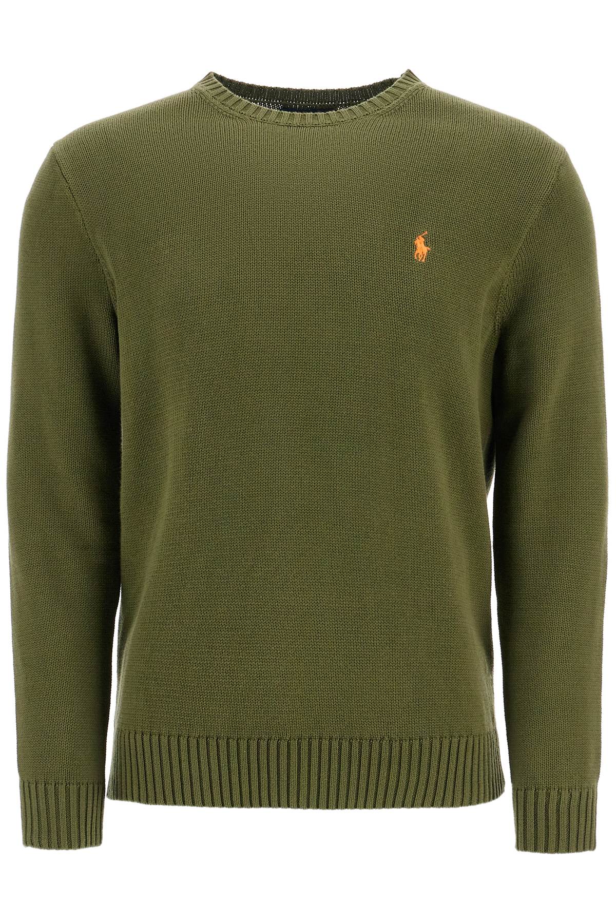 POLO RALPH LAUREN cotton knit pullover sweater 71081 | Italystation.com - Shop Now at italystation.com