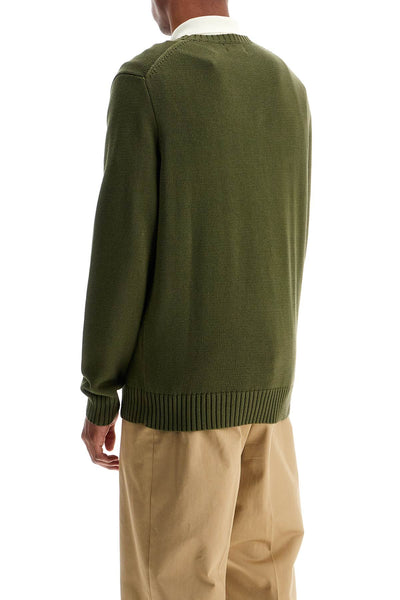 POLO RALPH LAUREN cotton knit pullover sweater 71081 | Italystation.com - Shop Now at italystation.com