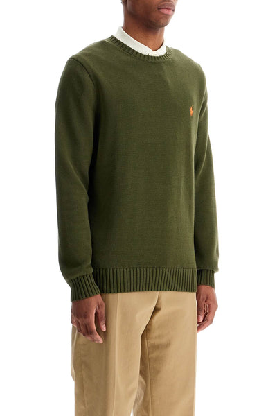 POLO RALPH LAUREN cotton knit pullover sweater 71081 | Italystation.com - Shop Now at italystation.com