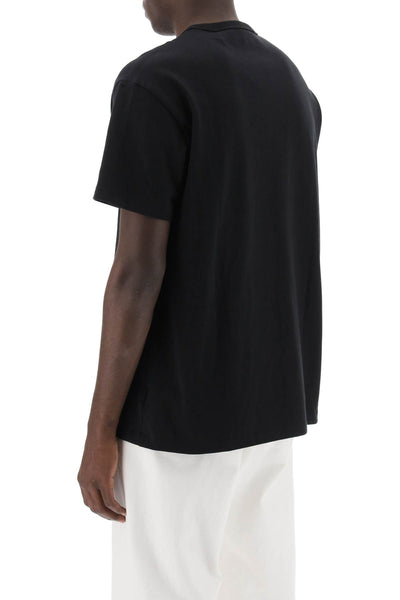 classic fit t-shirt in solid jersey 710811284001 POLO BLACK C3870
