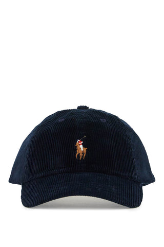 velvet ribbed baseball cap with nine 710847175006 AVIATOR NAVY