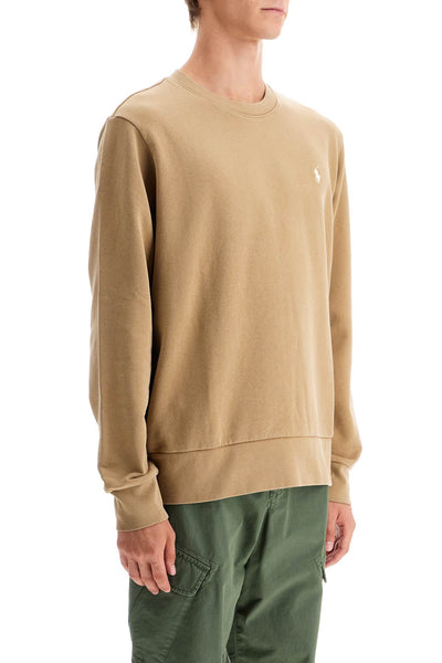 logo crewneck sweatshirt 710916689018 DESERT KHAKI