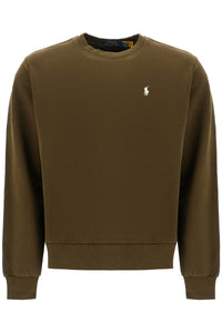 logo crewneck sweatshirt 710916689019 DARK LODEN