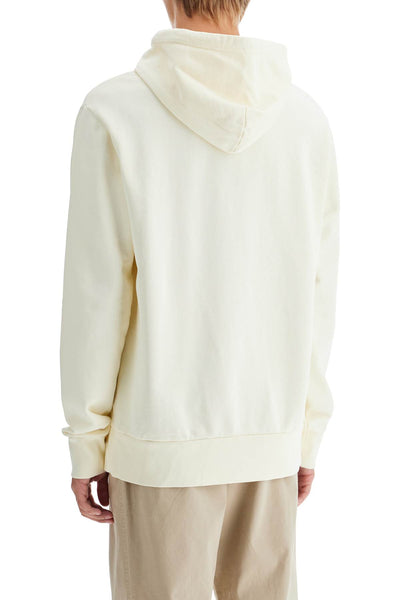 hooded sweatshirt with embroidered pony 710916690003 CLUBHOUSE CREAM