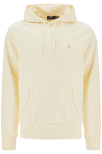 hooded sweatshirt with embroidered pony 710916690003 CLUBHOUSE CREAM