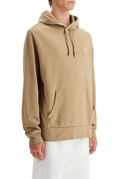 hooded sweatshirt with embroidered pony 710916690020 DESERT KHAKI