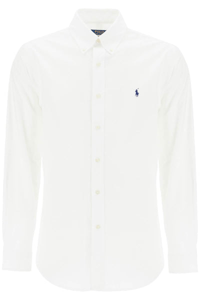 stretch poplin shirt for men 710928255002 WHITE